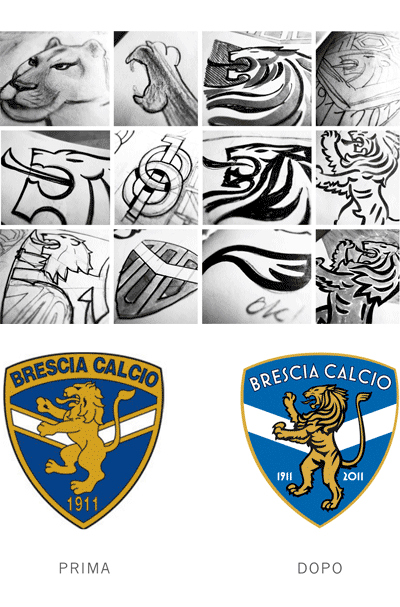 Restyling logo Brescia calcio